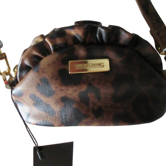 Simon Chang Mini Purse Leopard New with Tags - Picture 1 of 3